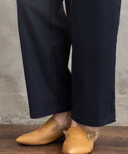 【撥水・COOL】ストレートタックパンツ