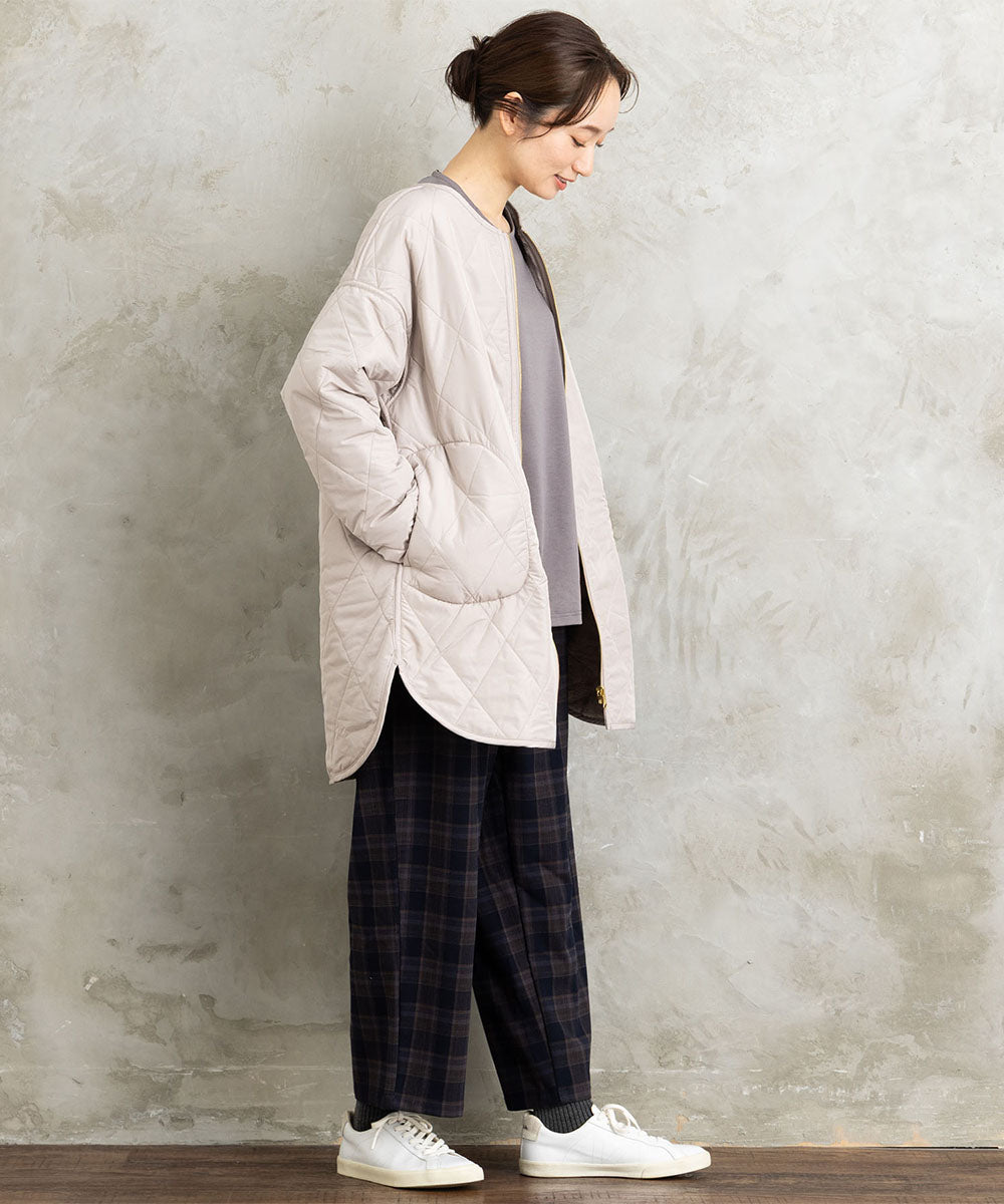 21号(6L～) 両面起毛セミワイドパンツ