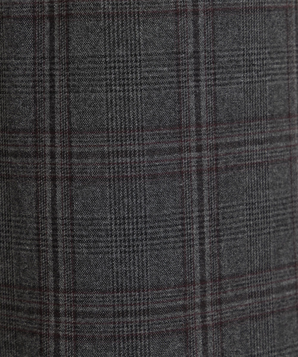 両面起毛セミワイドパンツ