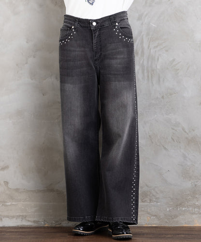 12-1591 SOPHIA CURVY [リミサロ]スタッズデニム