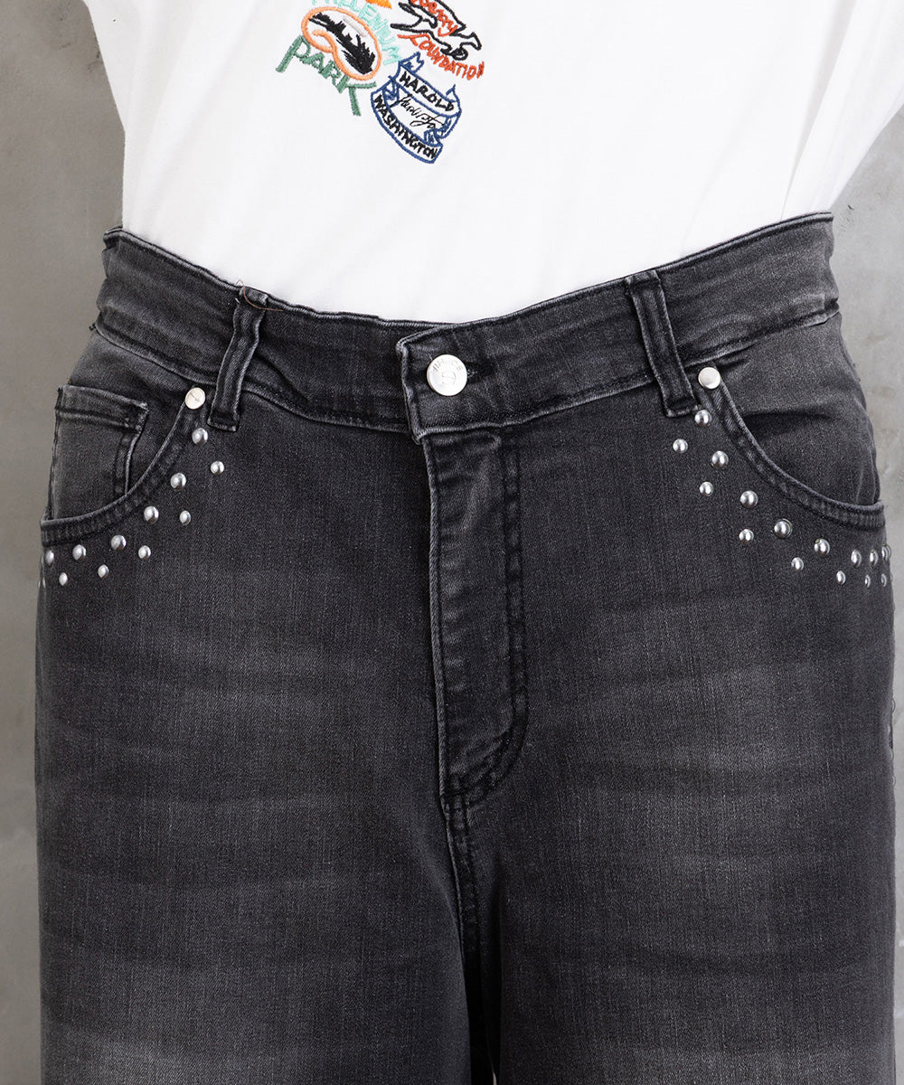 12-1591 SOPHIA CURVY [リミサロ]スタッズデニム