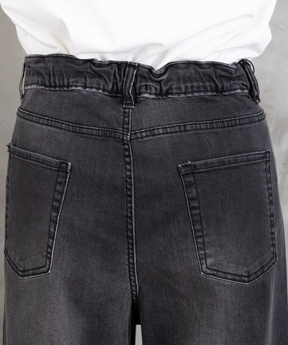 21号(6L～) SOPHIA CURVY スタッズデニムパンツ