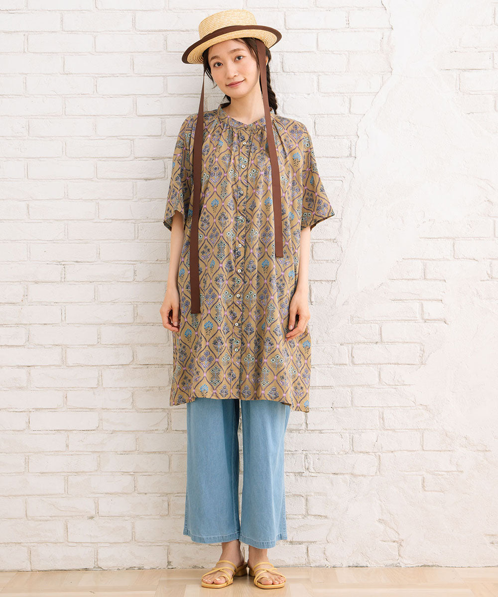 21号(6L～) デニムセミワイドパンツ