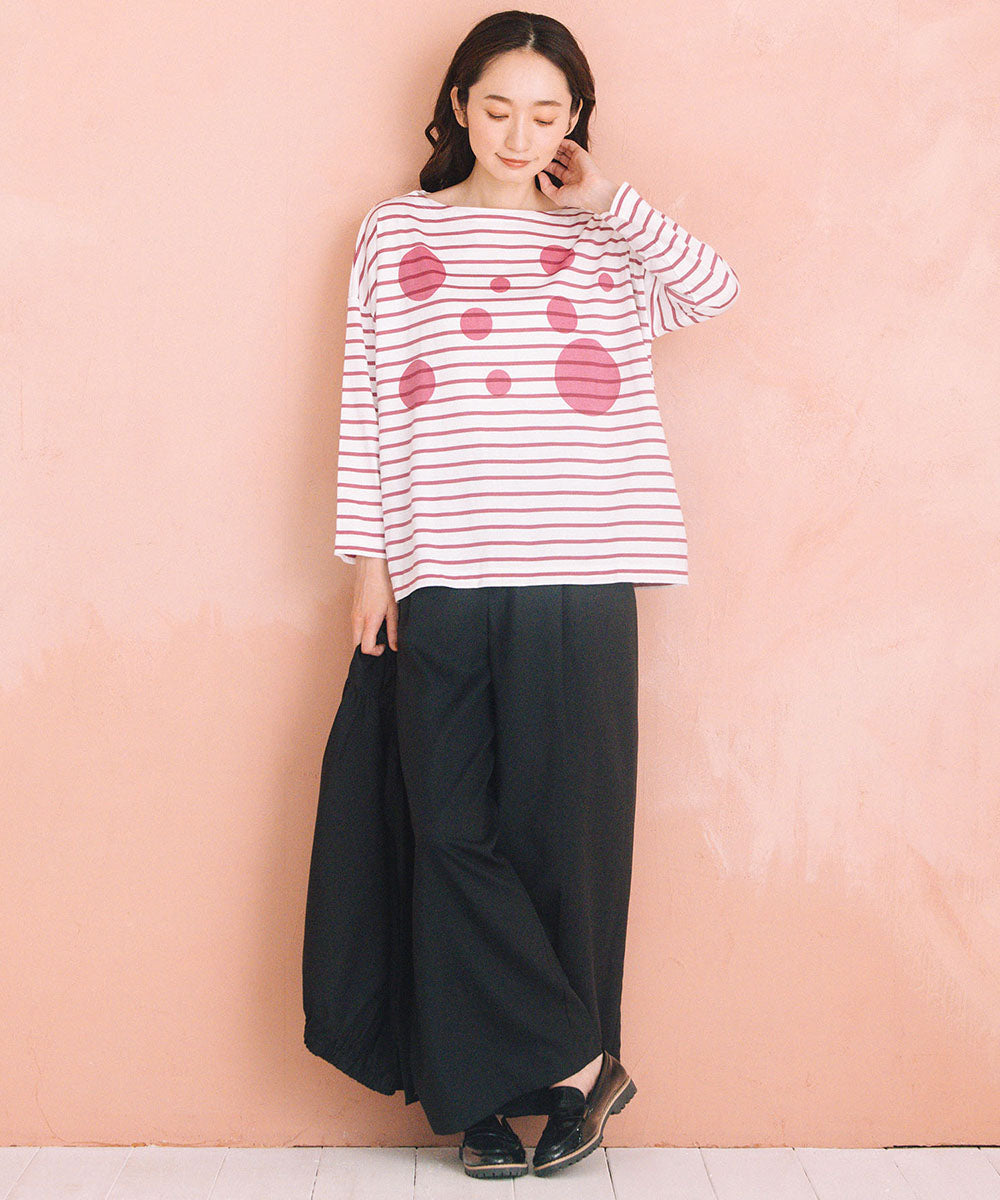 LIYOCA [30th]タックワイドパンツ