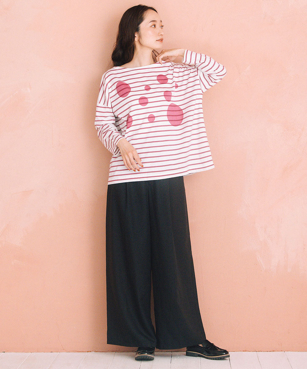 LIYOCA [30th]タックワイドパンツ