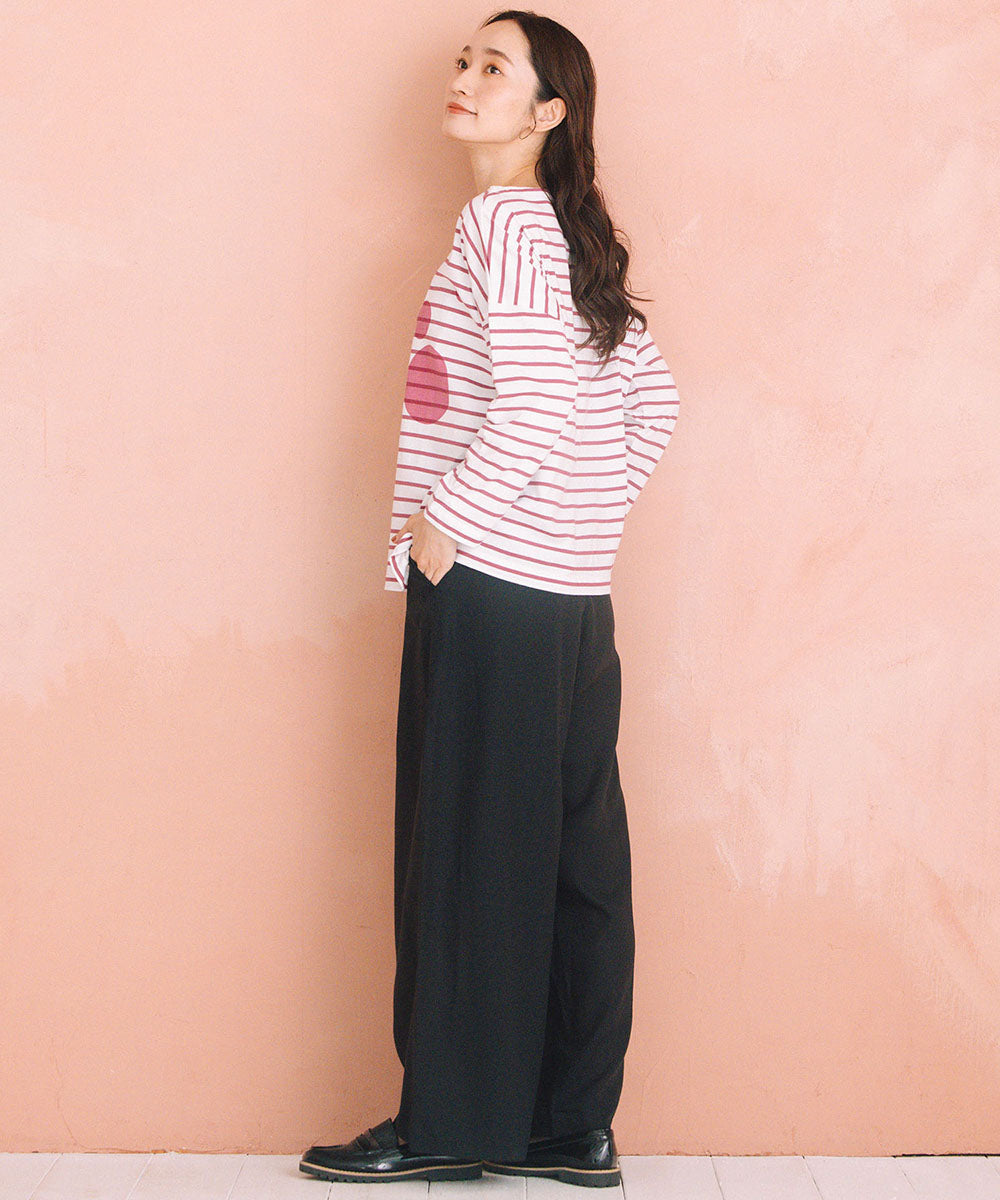 LIYOCA [30th]タックワイドパンツ