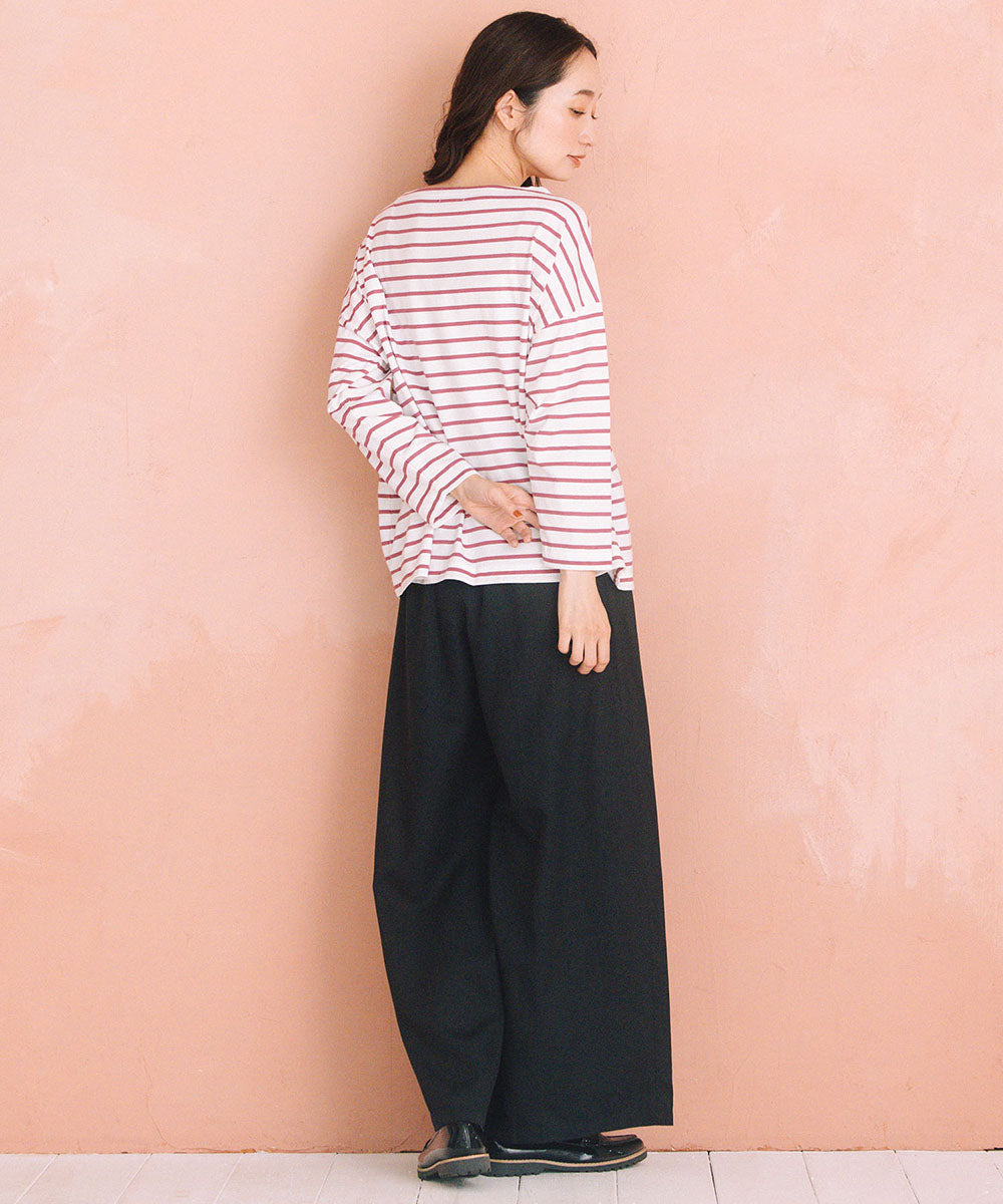 LIYOCA [30th]タックワイドパンツ