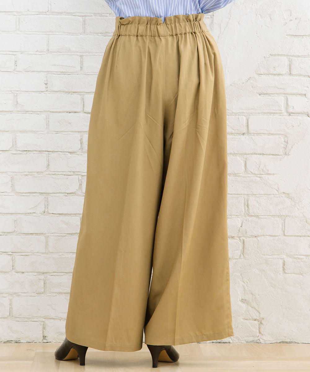 LIYOCA [30th]タックワイドパンツ