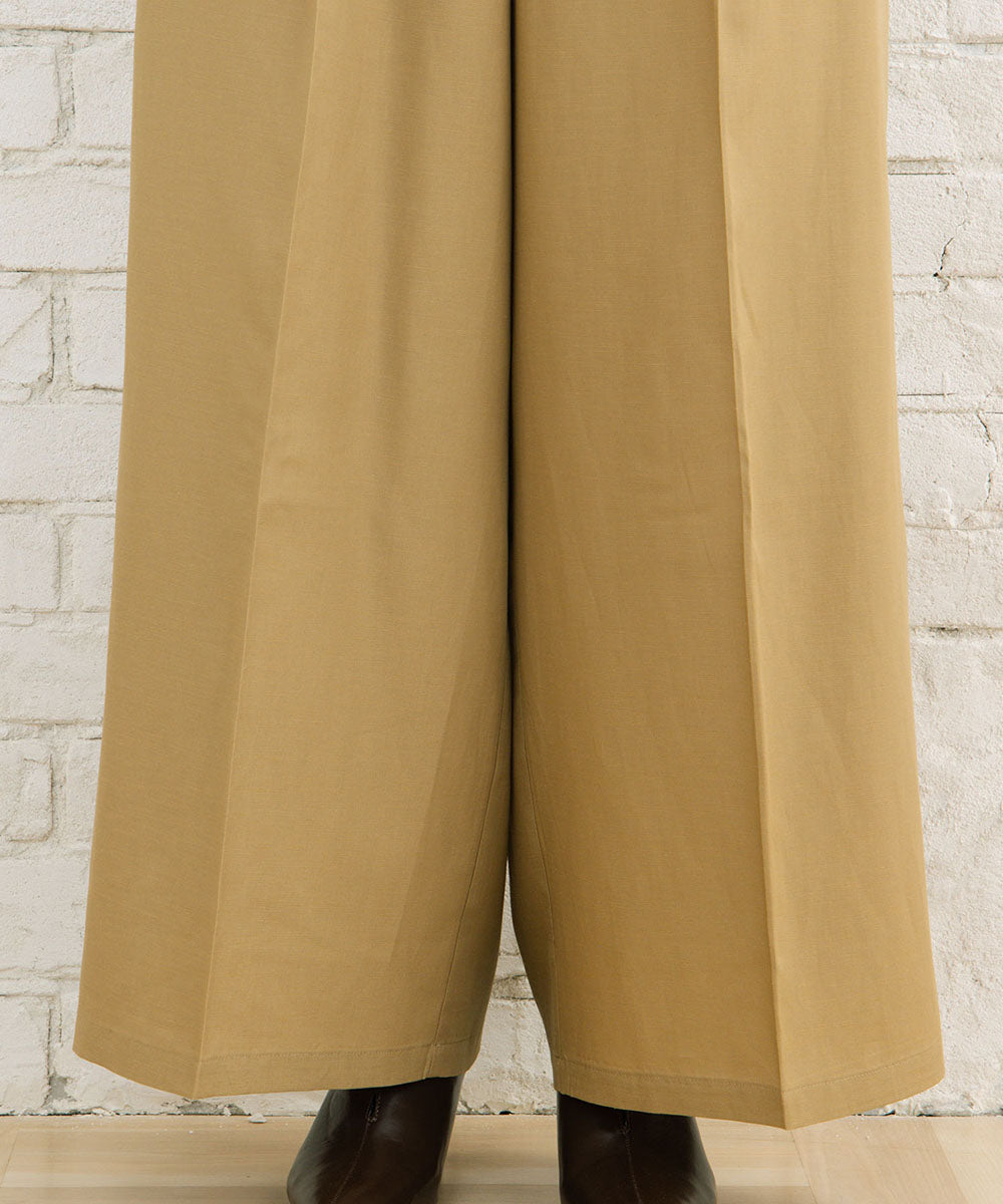 LIYOCA [30th]タックワイドパンツ