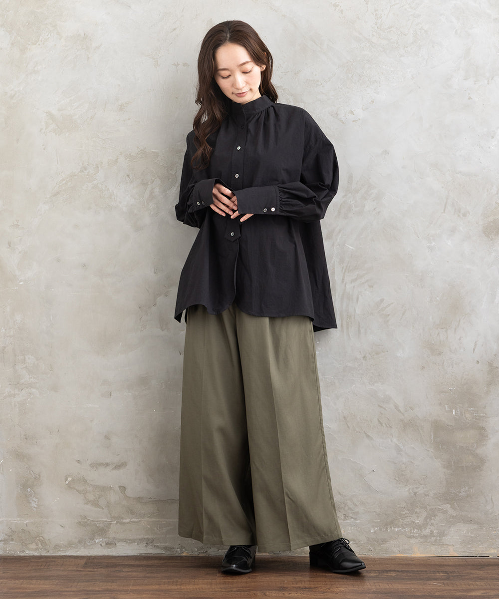 LIYOCA [30th]タックワイドパンツ