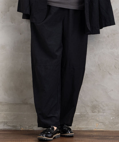 LIYOCA [30th]キュプラ混カーブパンツ