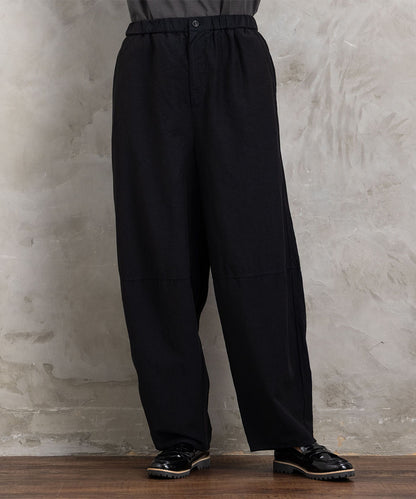 LIYOCA [30th]キュプラ混カーブパンツ