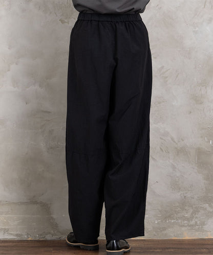 LIYOCA [30th]キュプラ混カーブパンツ