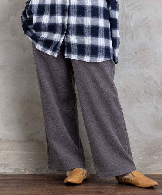 21号(6L～) ウールライクワイドパンツ