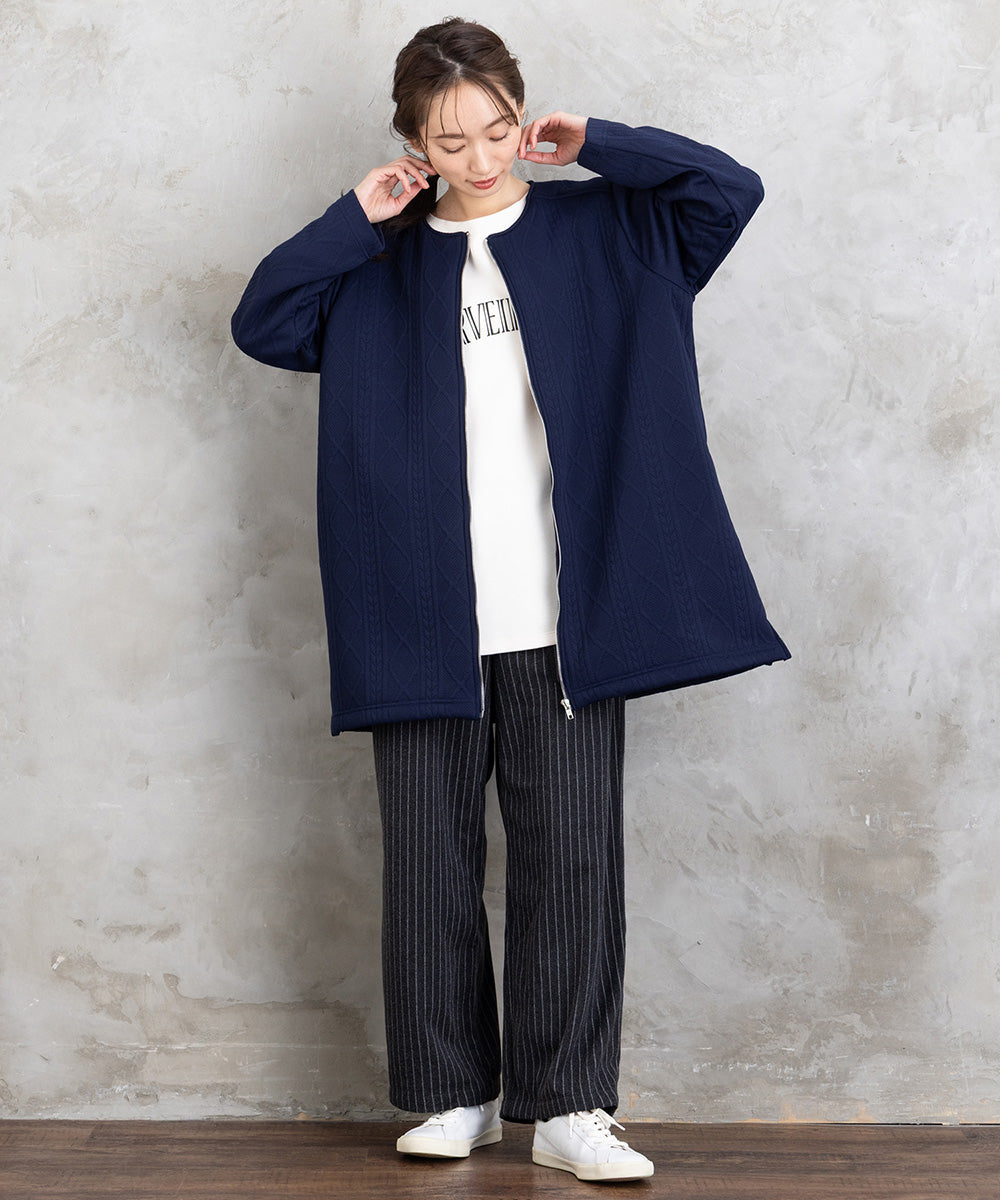 ウールライクワイドパンツ