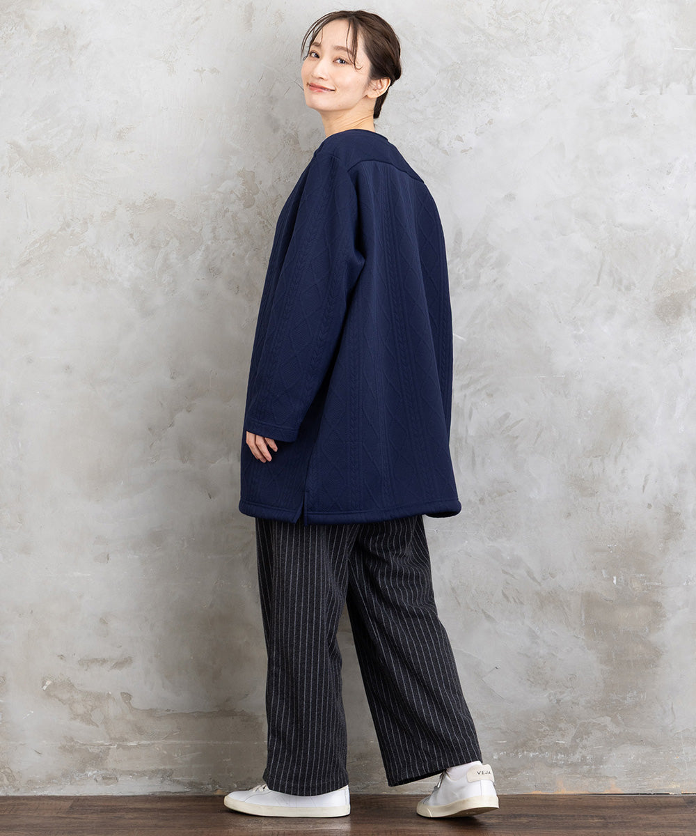 21号(6L～) ウールライクワイドパンツ