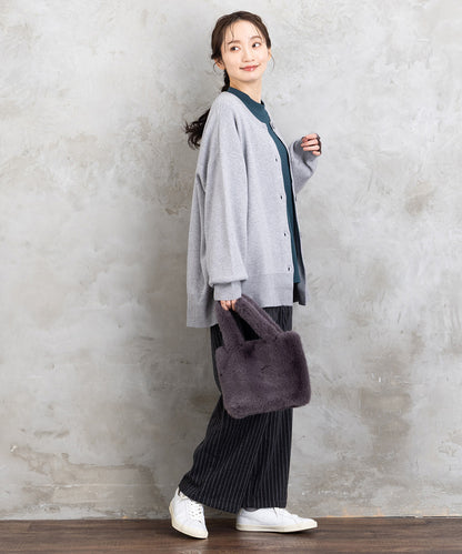 ウールライクワイドパンツ