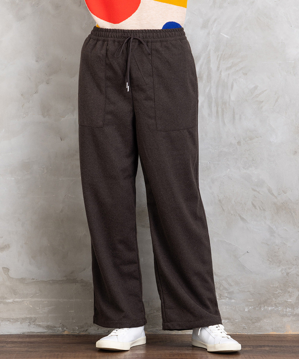 ウールライクワイドパンツ