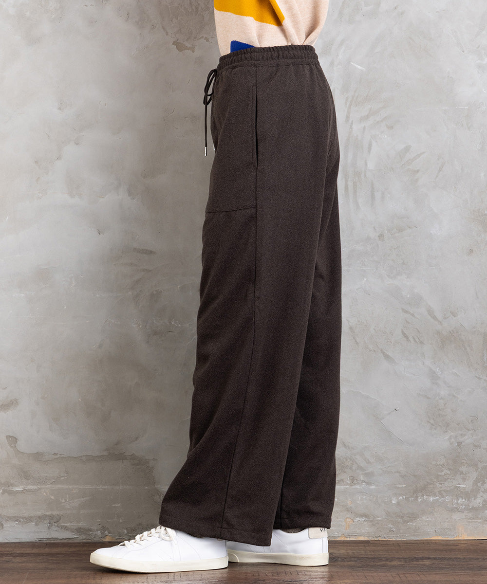 ウールライクワイドパンツ