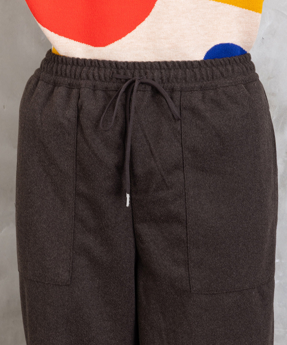 ウールライクワイドパンツ