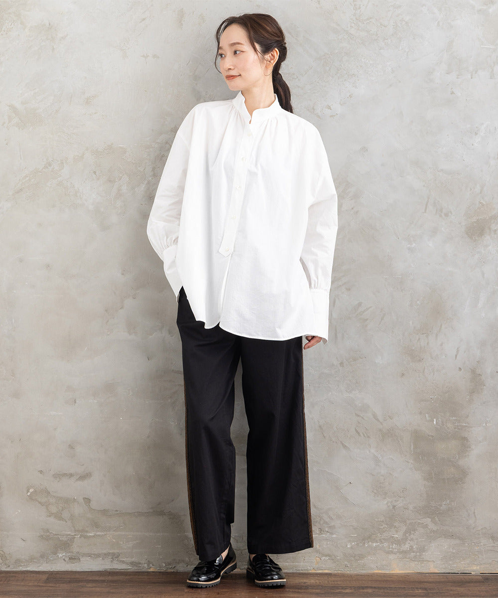 INDESIGN チロリアンテープエンブロイダリーラインパンツ