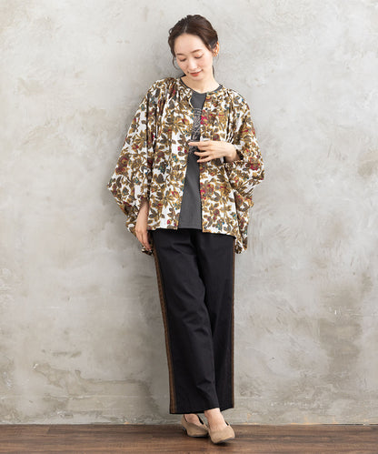 INDESIGN チロリアンテープエンブロイダリーラインパンツ