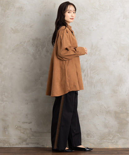 INDESIGN チロリアンテープエンブロイダリーラインパンツ