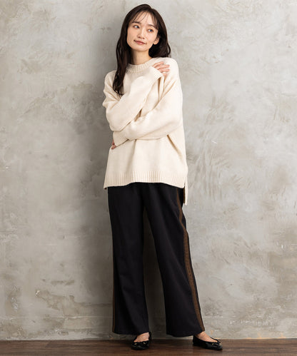 INDESIGN チロリアンテープエンブロイダリーラインパンツ