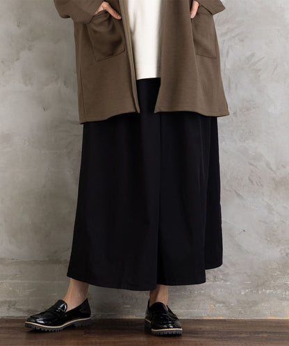 INDESIGN コットンツイルワイドパンツ