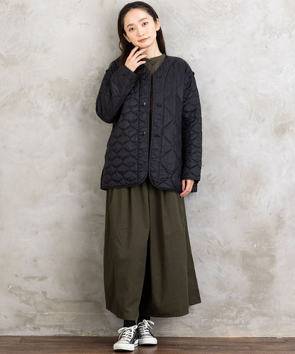 INDESIGN コットンツイルワイドパンツ