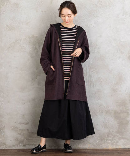 INDESIGN コットンツイルワイドパンツ