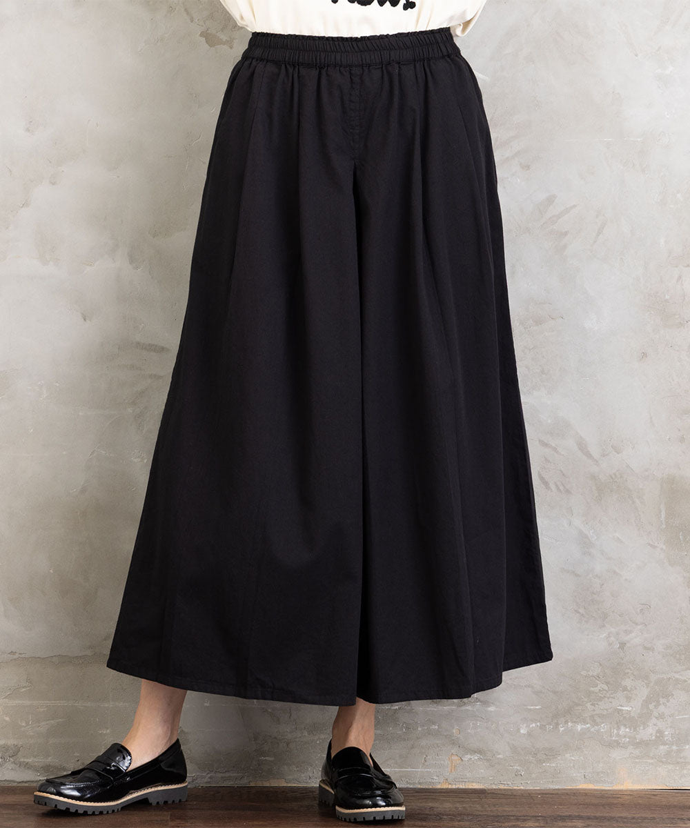 INDESIGN コットンツイルワイドパンツ