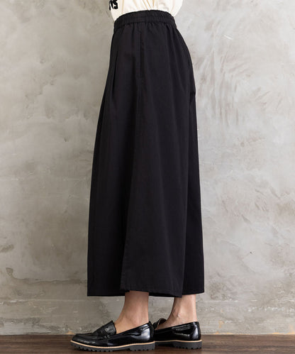 INDESIGN コットンツイルワイドパンツ