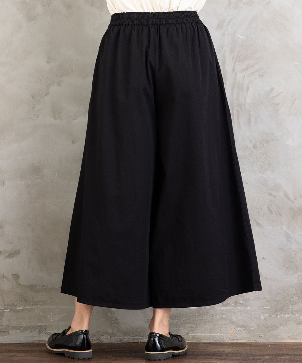 INDESIGN コットンツイルワイドパンツ