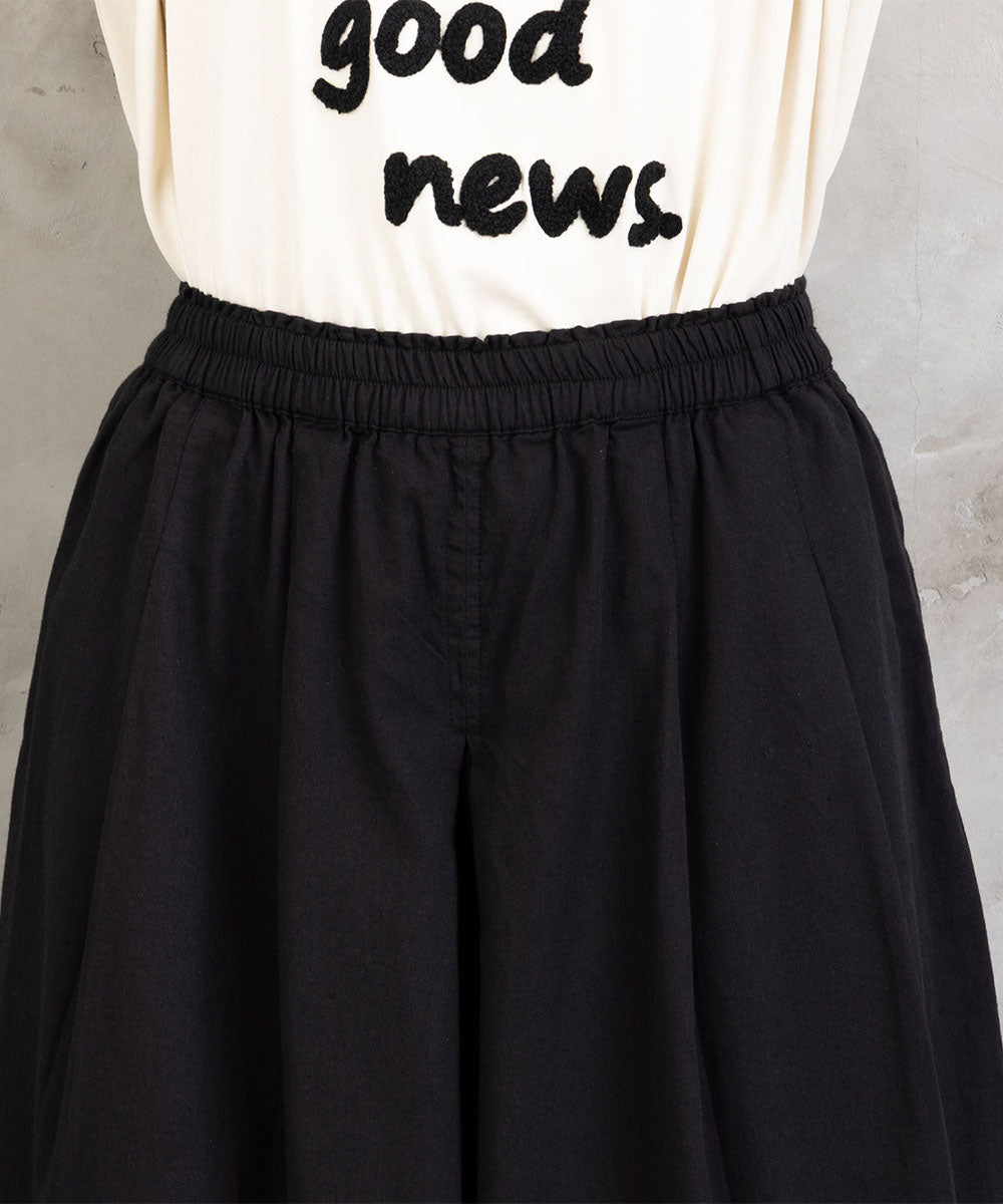 INDESIGN コットンツイルワイドパンツ