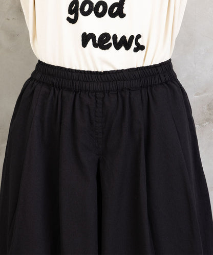 INDESIGN コットンツイルワイドパンツ