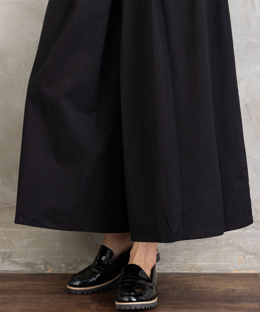 INDESIGN コットンツイルワイドパンツ