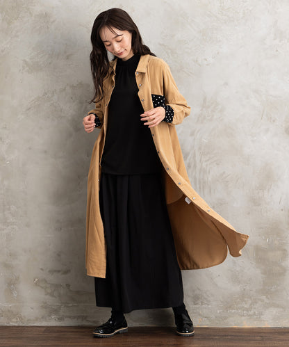 INDESIGN コットンツイルワイドパンツ