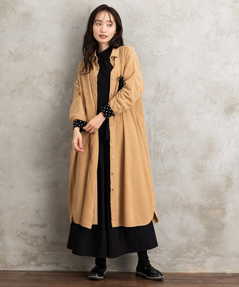 INDESIGN コットンツイルワイドパンツ