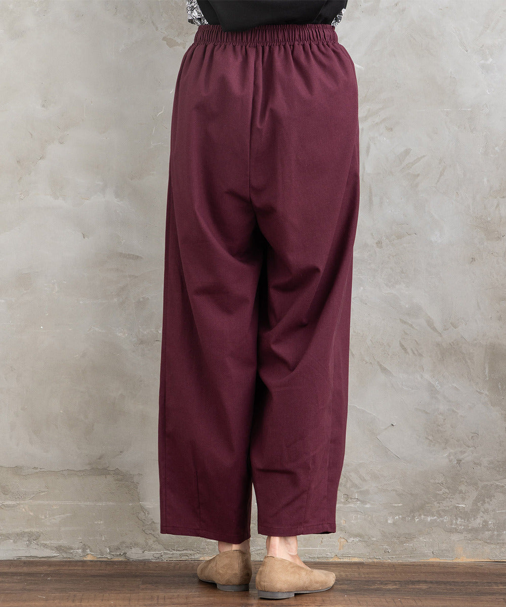 21号(6L～) FONTLAB リネンブレンドカーブパンツ