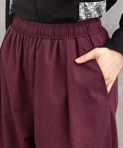 21号(6L～) FONTLAB リネンブレンドカーブパンツ