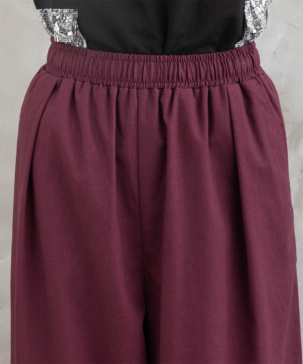 21号(6L～) FONTLAB リネンブレンドカーブパンツ