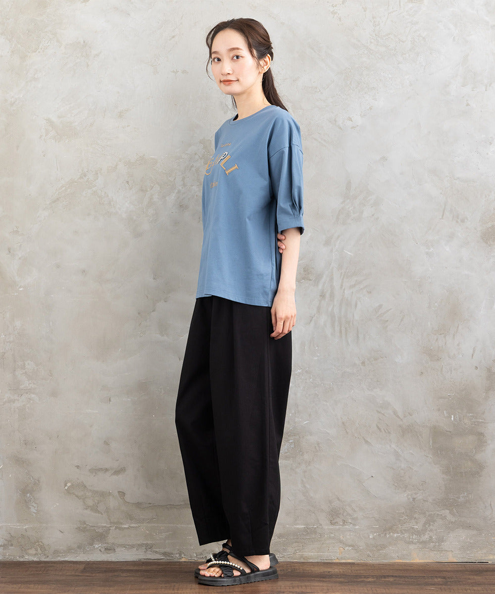 21号(6L～) FONTLAB リネンブレンドカーブパンツ