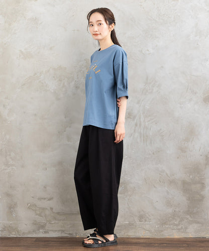 21号(6L～) FONTLAB リネンブレンドカーブパンツ