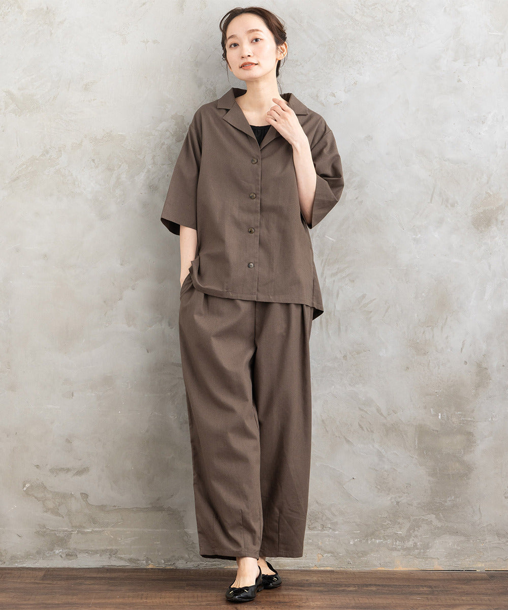 21号(6L～) FONTLAB リネンブレンドカーブパンツ