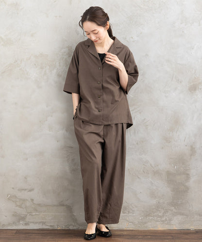 21号(6L～) FONTLAB リネンブレンドカーブパンツ