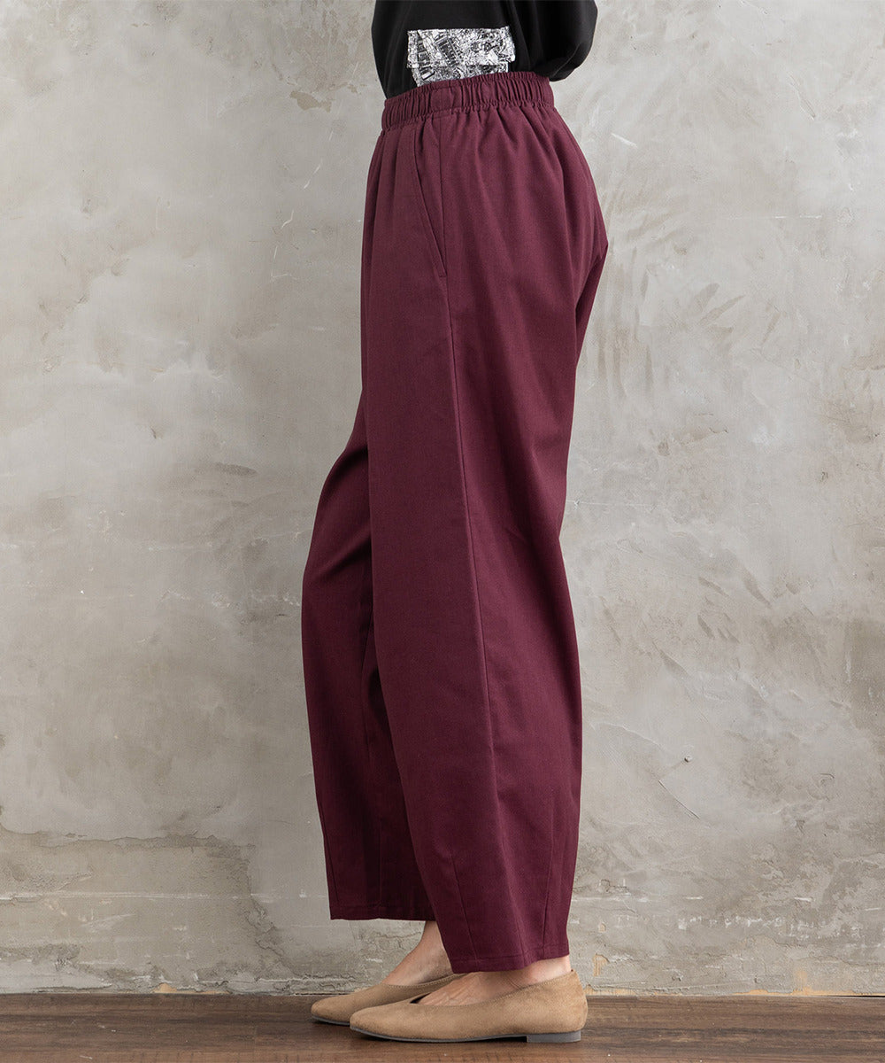 21号(6L～) FONTLAB リネンブレンドカーブパンツ