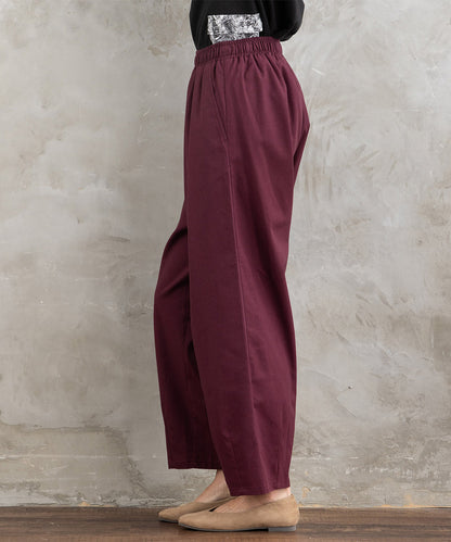 21号(6L～) FONTLAB リネンブレンドカーブパンツ