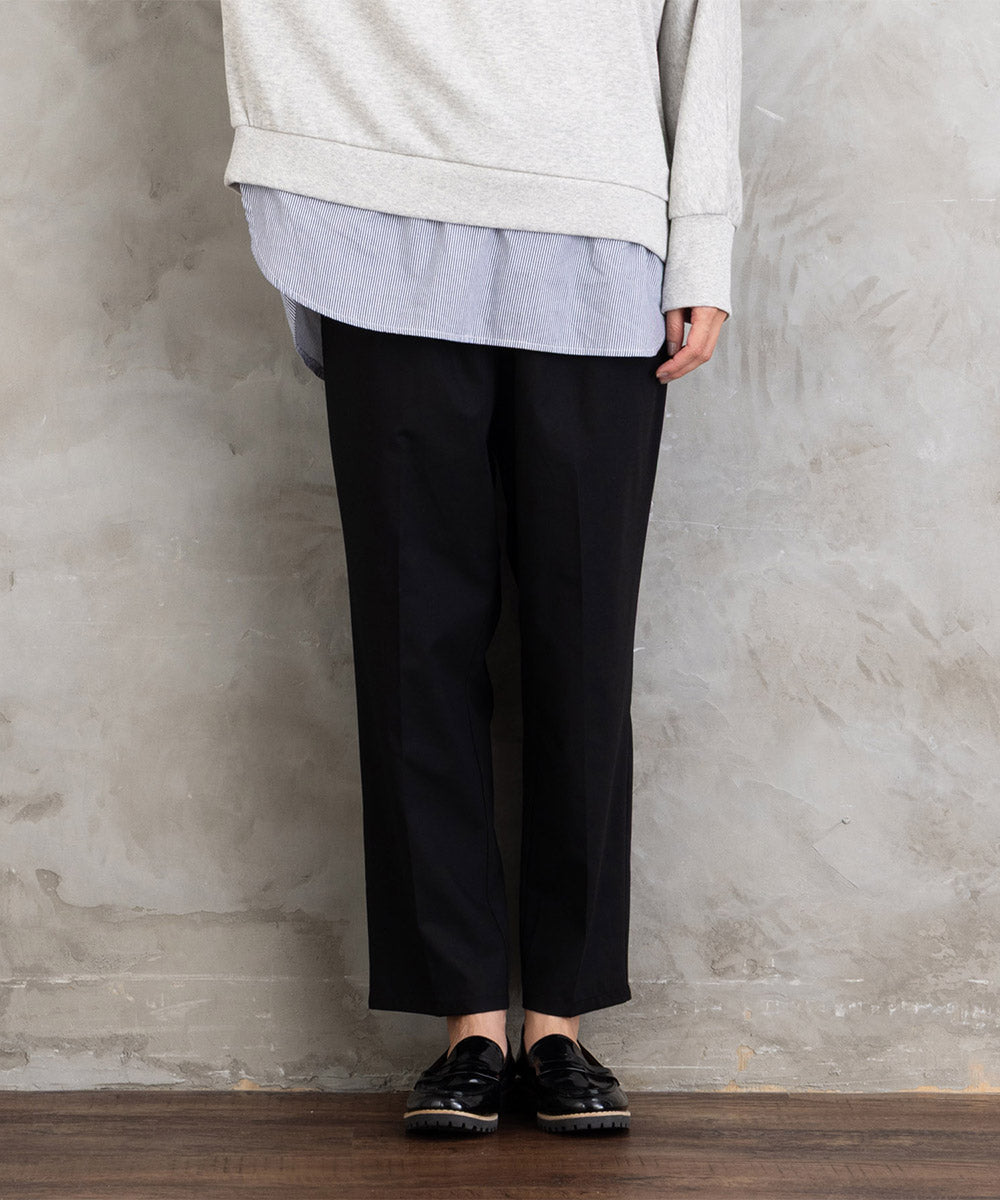 トロピカルウールセンタープレステーパードパンツ