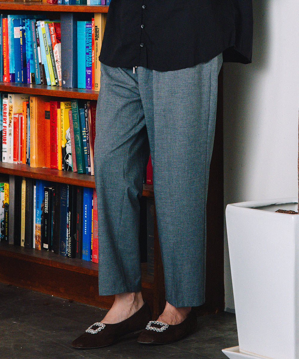  パンツ大きいサイズ レディース ウール テーパード｜sabstreet my standard(サブストリートマイスタンダード)